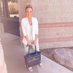 Elegant White Women's Blazer